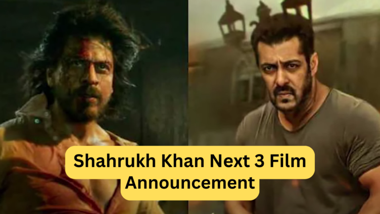 Shahrukh Khan Next 3 Film Announcement